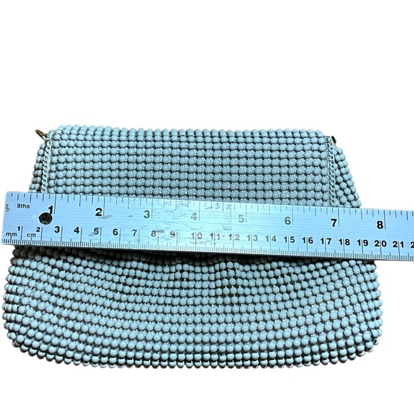 ANTHROPOLOGIE FIONA Rare Beaded Evening Bag Chain Strap Crossbody or Clutch - Picture 10 of 12